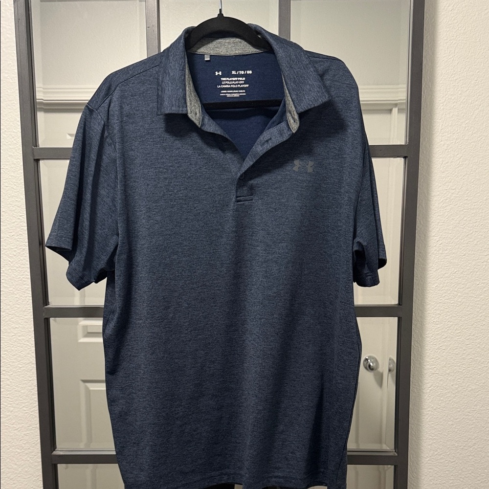 Under Armour Men's Dark Blue Polo Shirt